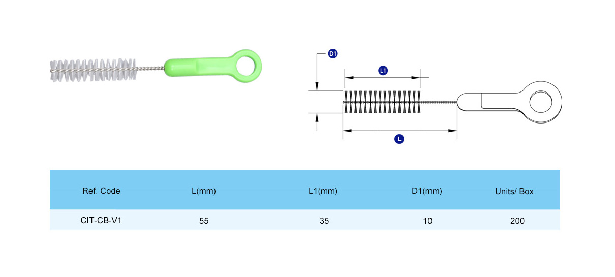 Cleaning Brush for Endoscope Channel Opening| Endoscope Brushes