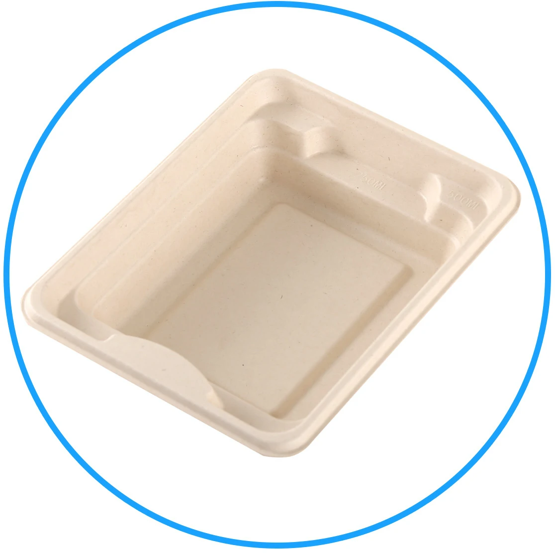 Eco Bowl Made with degradable material. Maximum 700ml for detergent solution