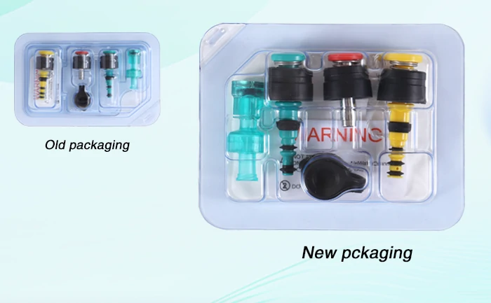 To reduce the plastic used: reducing the size of individual valve’s pouch package